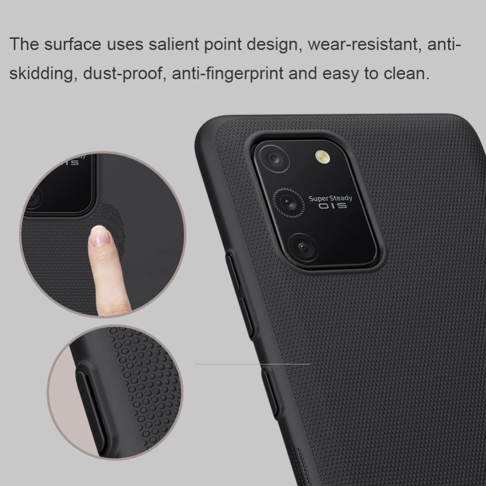 Samsung Galaxy S10 Lite vāciņš sarkans Nillkin Super Frosted Shield