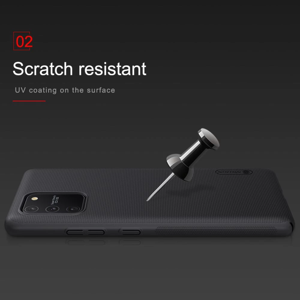 Samsung Galaxy S10 Lite vāciņš sarkans Nillkin Super Frosted Shield
