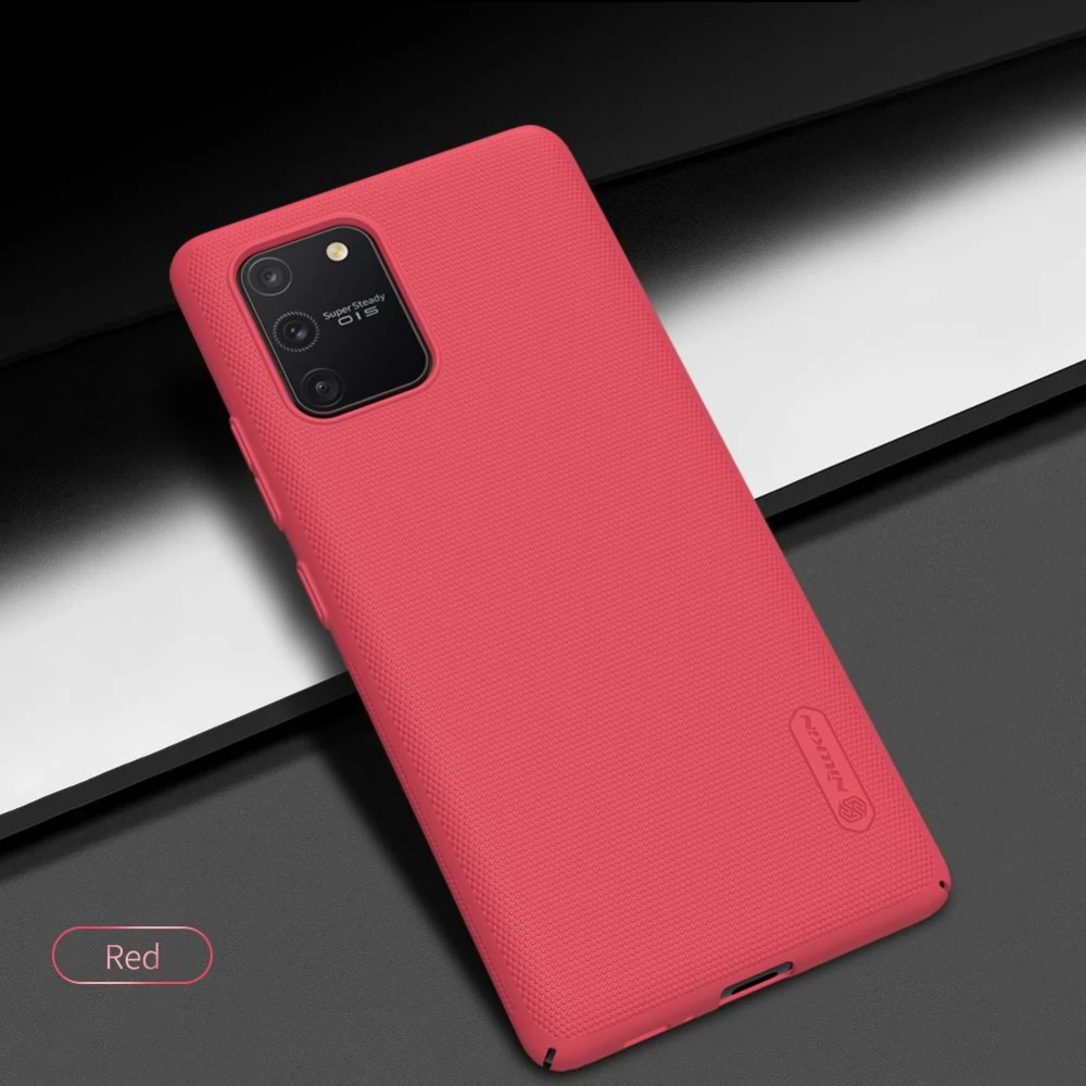 Samsung Galaxy S10 Lite vāciņš sarkans Nillkin Super Frosted Shield