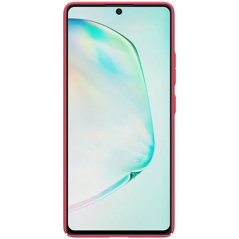 Samsung Galaxy S10 Lite vāciņš sarkans Nillkin Super Frosted Shield