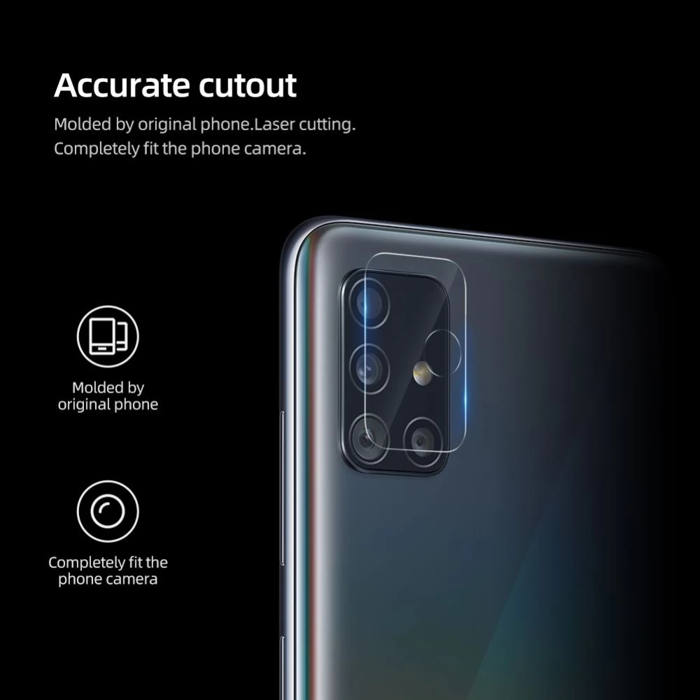 Samsung Galaxy A51 panssarilasi  Nillkin InvisiFilm Camera Shield