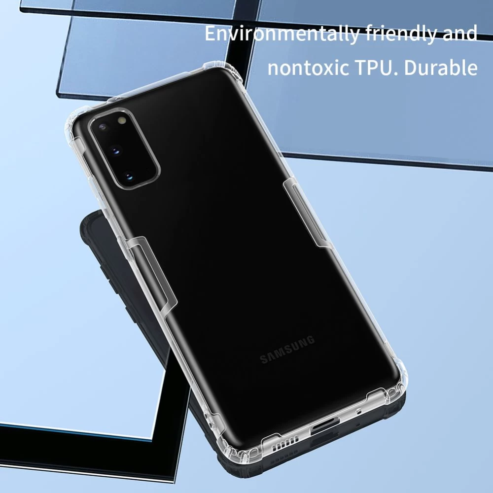 Samsung Galaxy S20 vāciņš caurspīdīgs pelēks Nillkin TPU