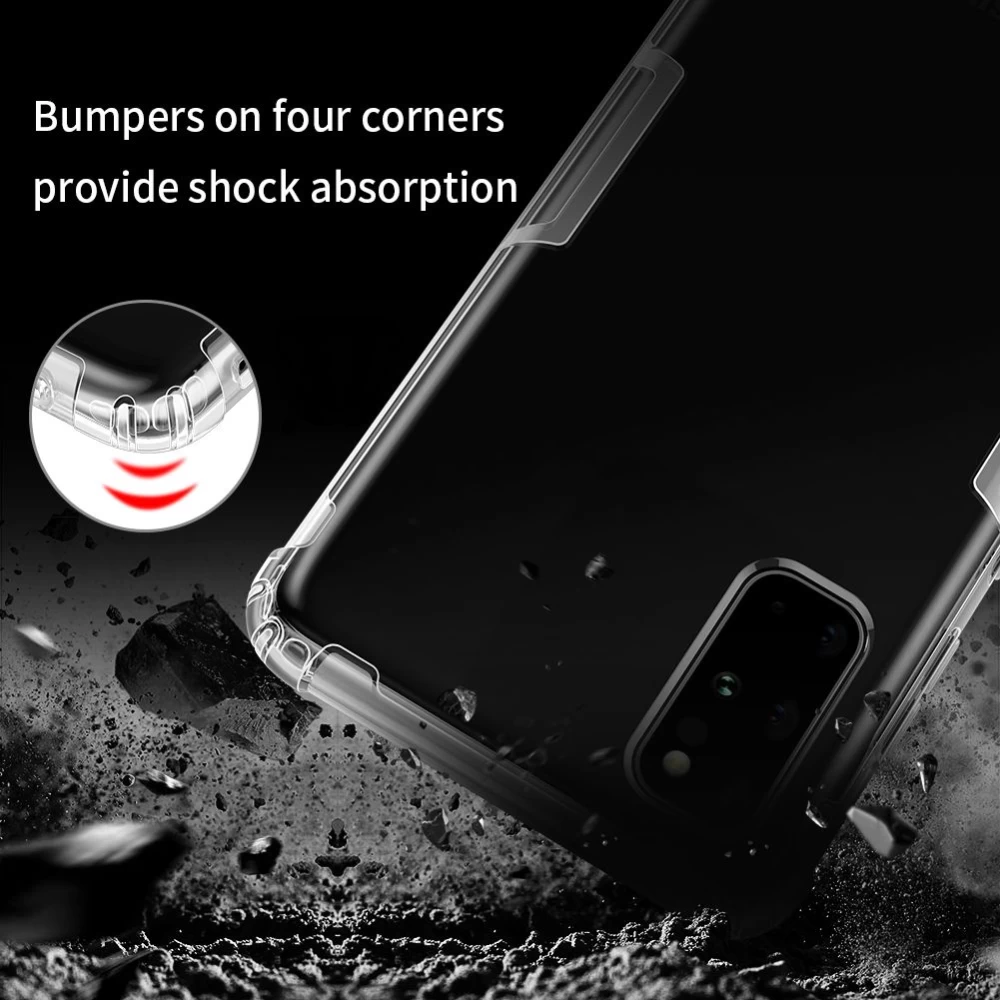 Samsung Galaxy S20 vāciņš caurspīdīgs pelēks Nillkin TPU