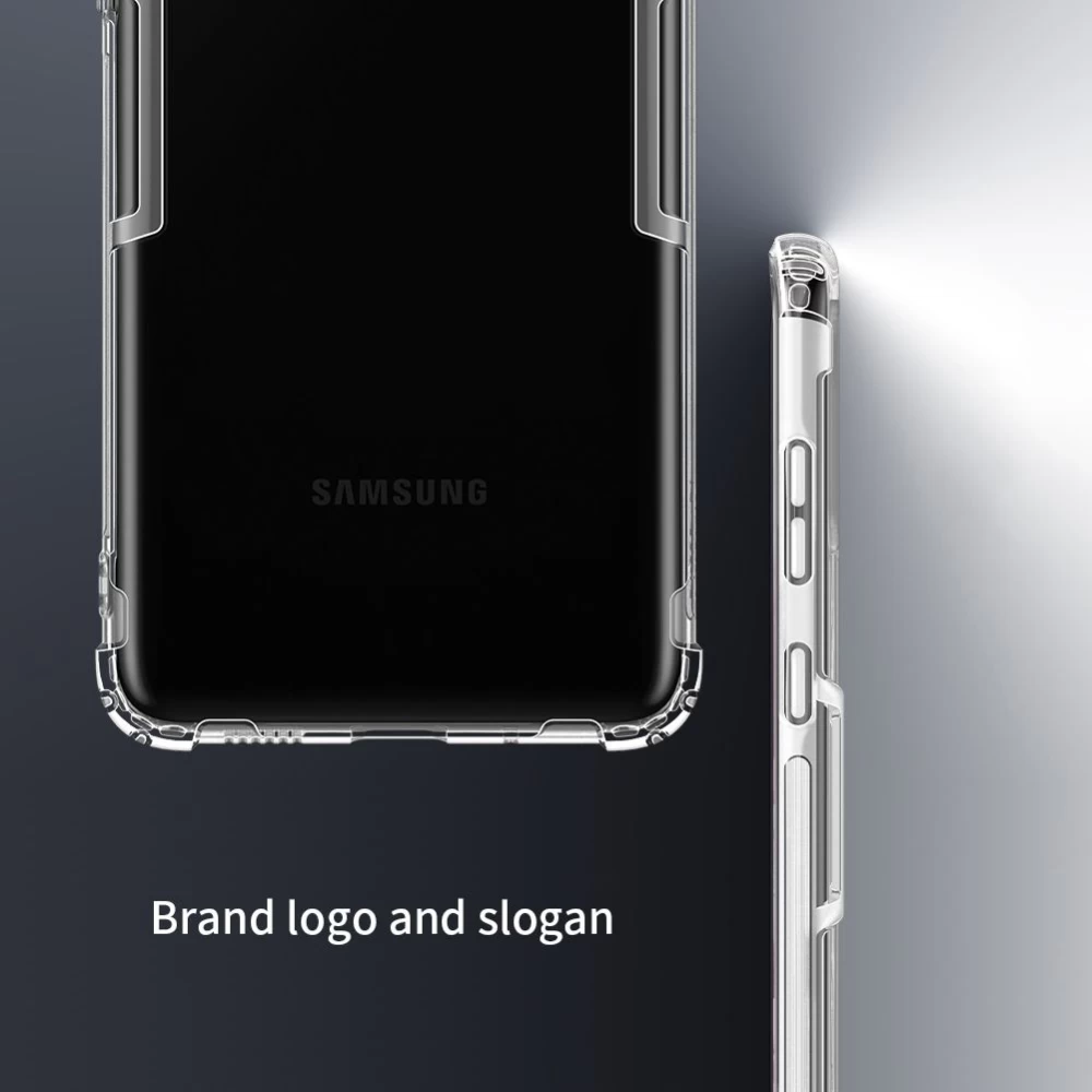 Samsung Galaxy S20 vāciņš caurspīdīgs pelēks Nillkin TPU