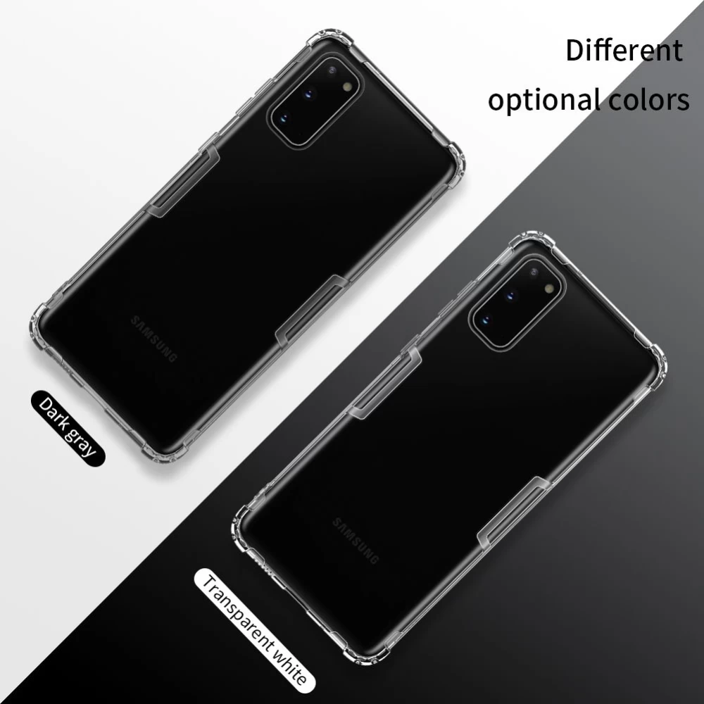 Samsung Galaxy S20 vāciņš caurspīdīgs pelēks Nillkin TPU