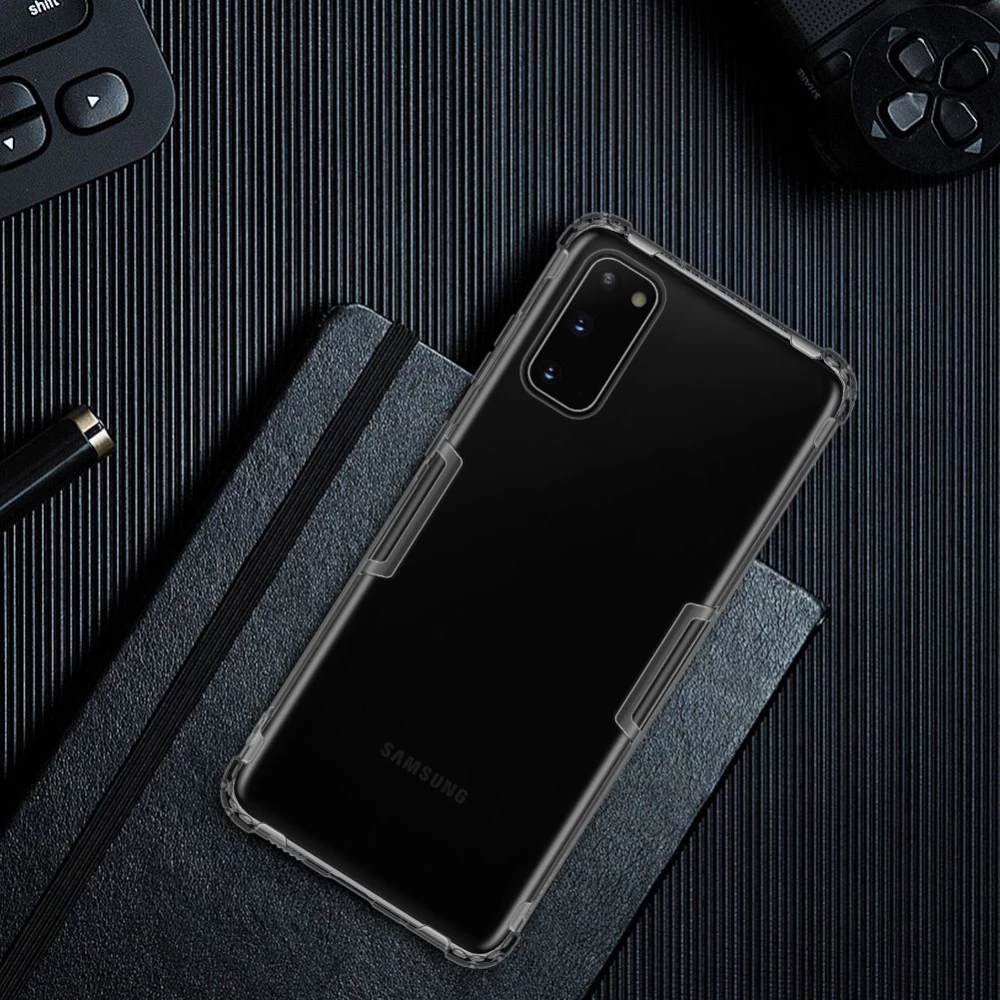 Samsung Galaxy S20 vāciņš caurspīdīgs pelēks Nillkin TPU