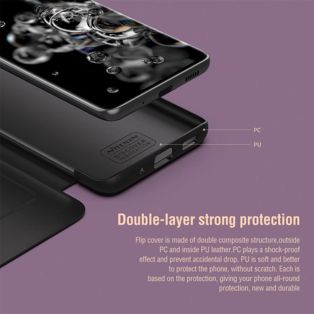 Samsung Galaxy S20 Ultra kaaned  Nillkin Ming Leather