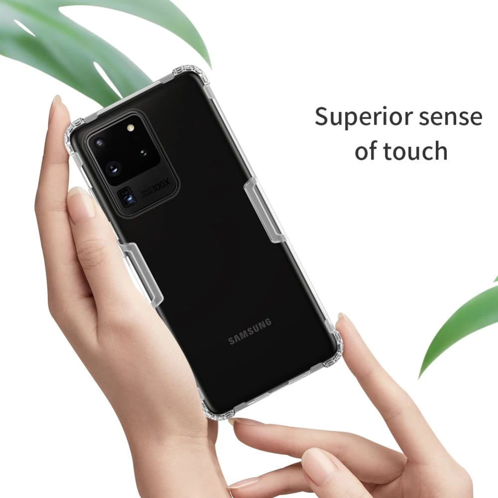 Samsung Galaxy S20 Ultra ümbris läbipaistev hall Nillkin TPU