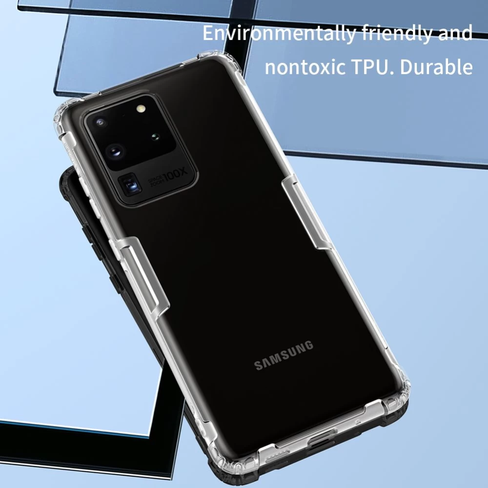 Samsung Galaxy S20 Ultra ümbris läbipaistev hall Nillkin TPU