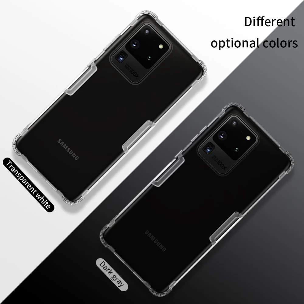 Samsung Galaxy S20 Ultra ümbris läbipaistev hall Nillkin TPU
