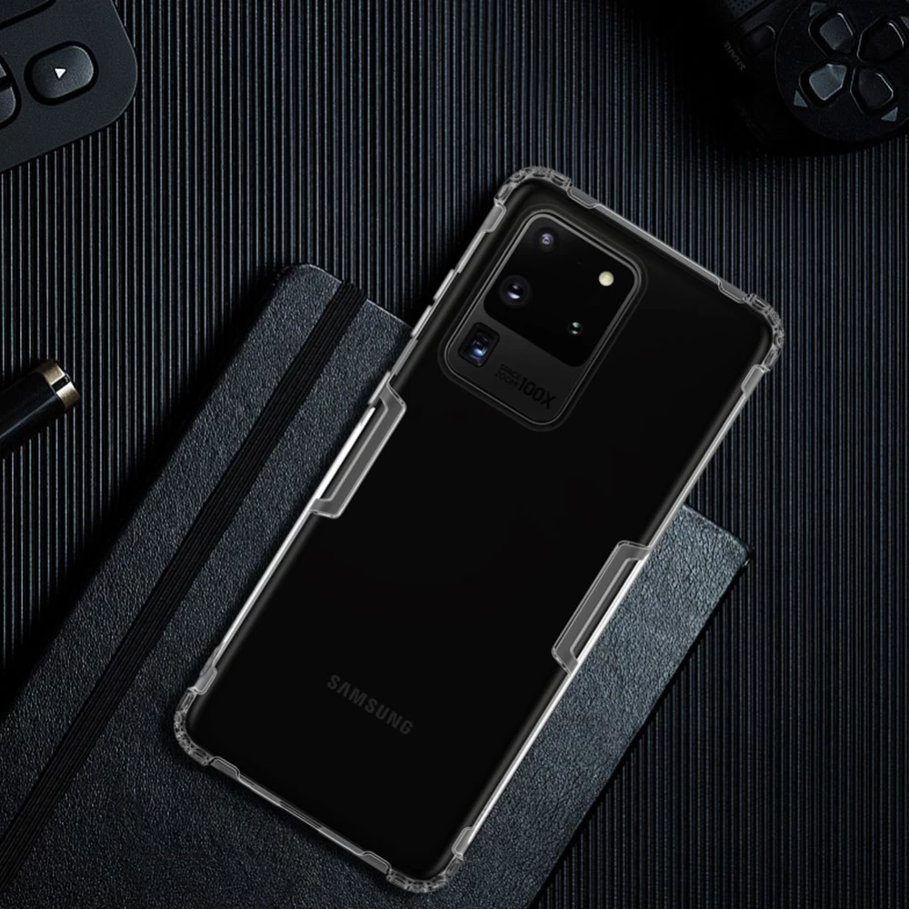 Samsung Galaxy S20 Ultra ümbris läbipaistev hall Nillkin TPU