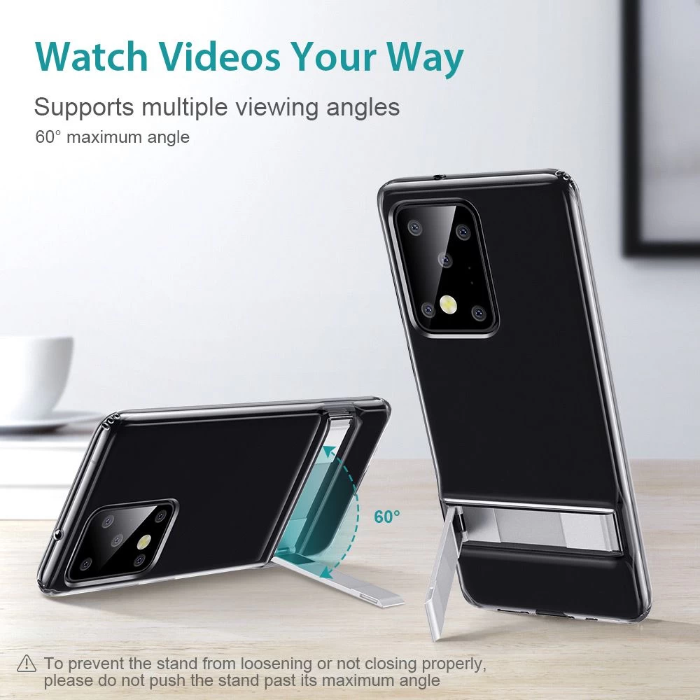 Samsung Galaxy S20 Ultra suojakuori läpinäkyvä ESR Air Shield Boost