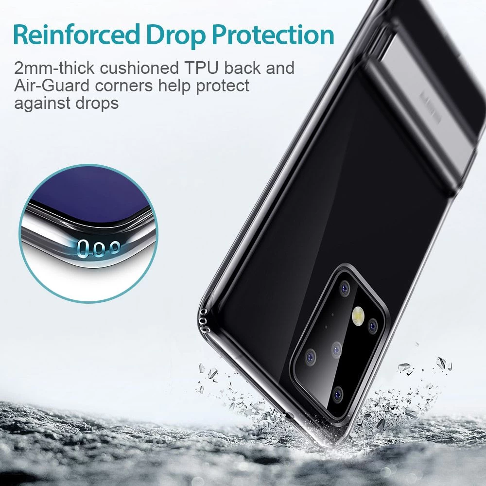Samsung Galaxy S20 Ultra suojakuori läpinäkyvä ESR Air Shield Boost