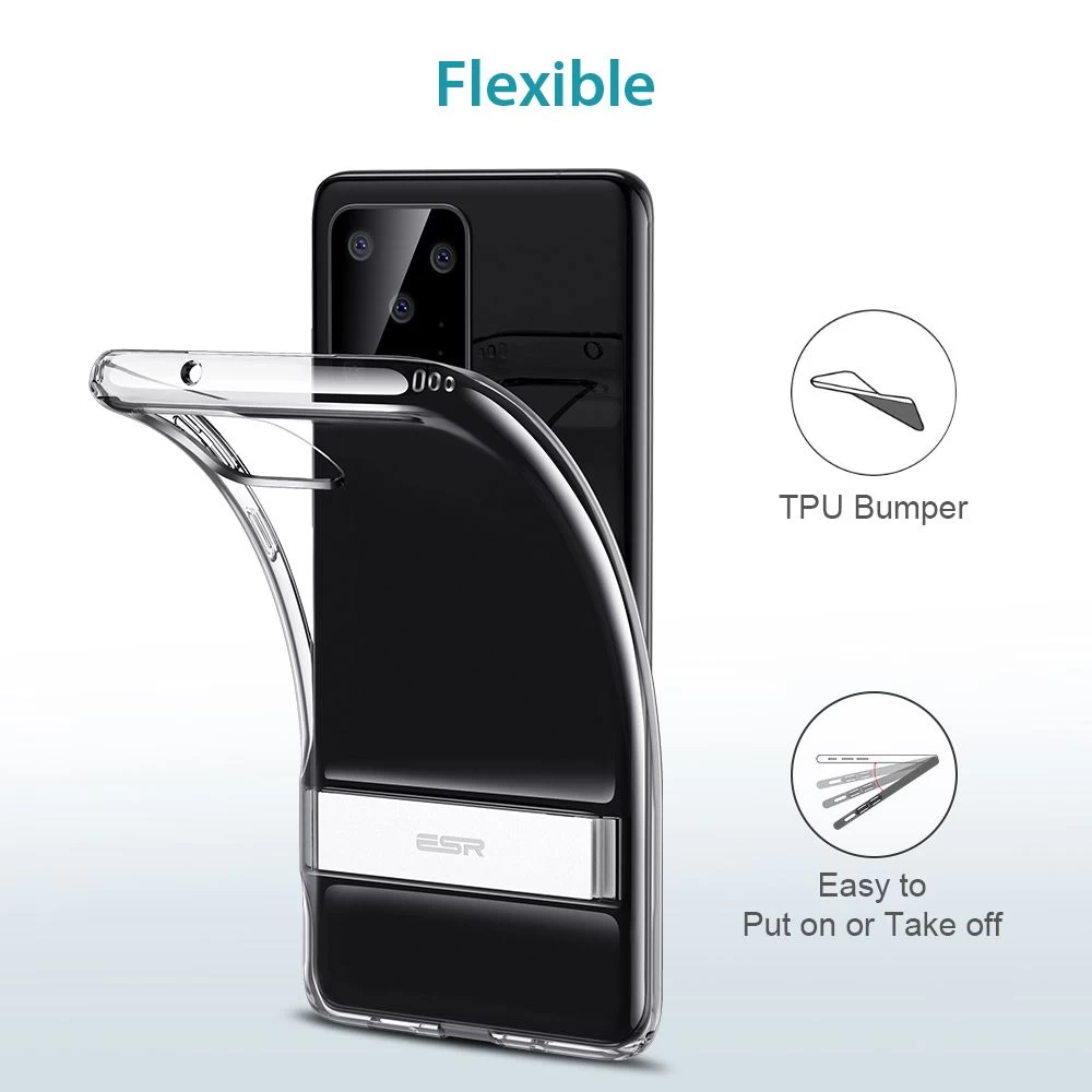 Samsung Galaxy S20 Ultra suojakuori läpinäkyvä ESR Air Shield Boost