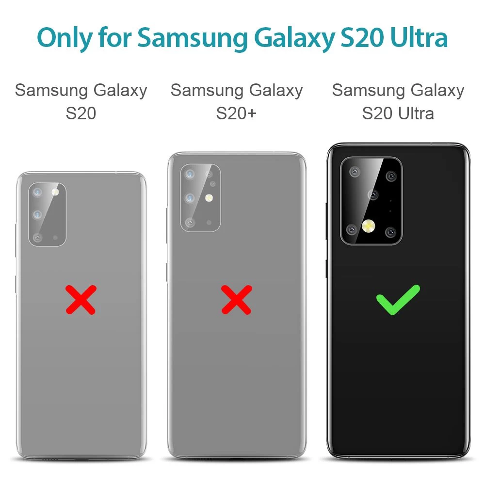 Samsung Galaxy S20 Ultra suojakuori läpinäkyvä ESR Air Shield Boost