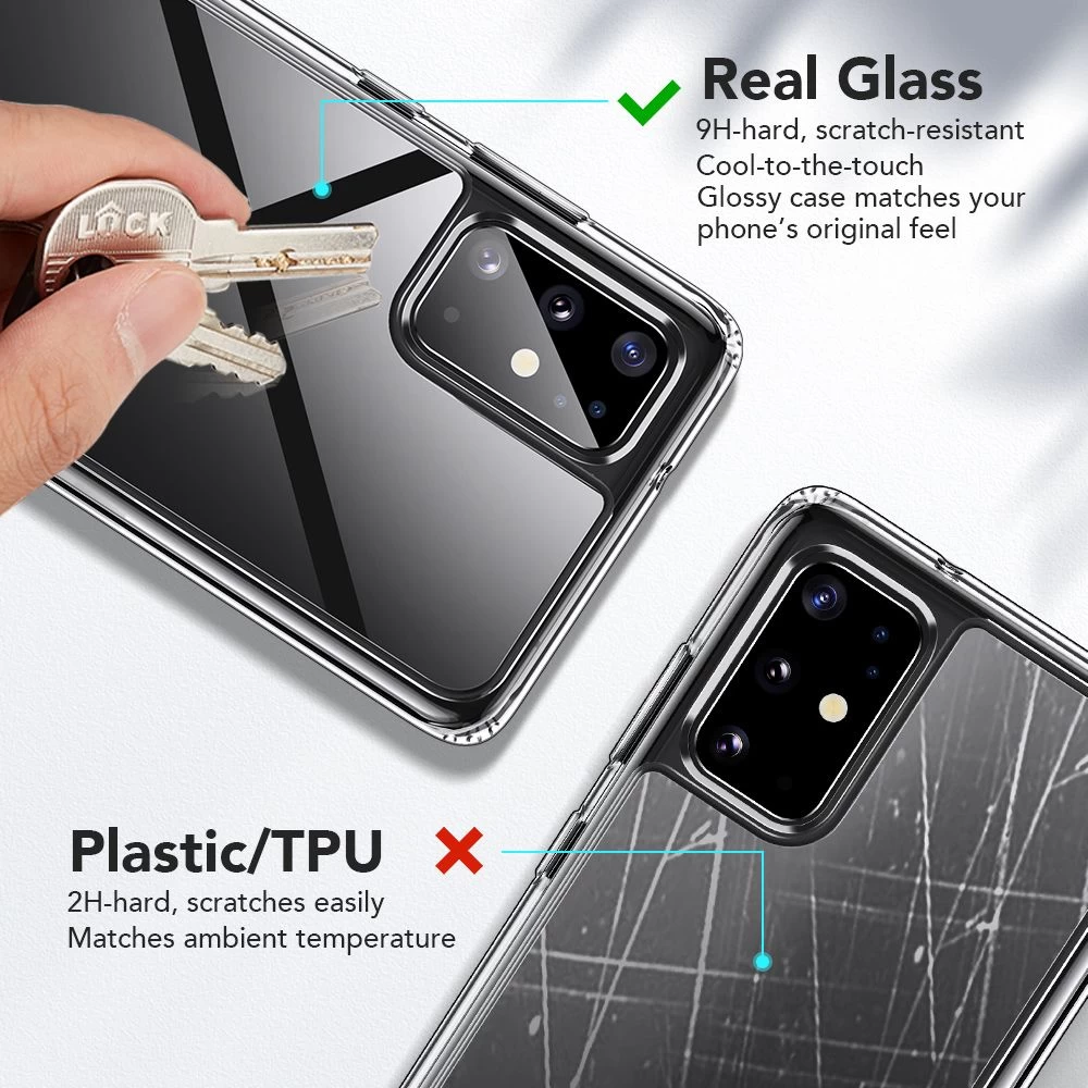 Samsung Galaxy S20 Ultra suojakuori läpinäkyvä ESR Ice Shield
