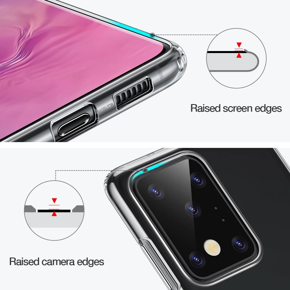Samsung Galaxy S20 Ultra suojakuori läpinäkyvä ESR Essential Zero