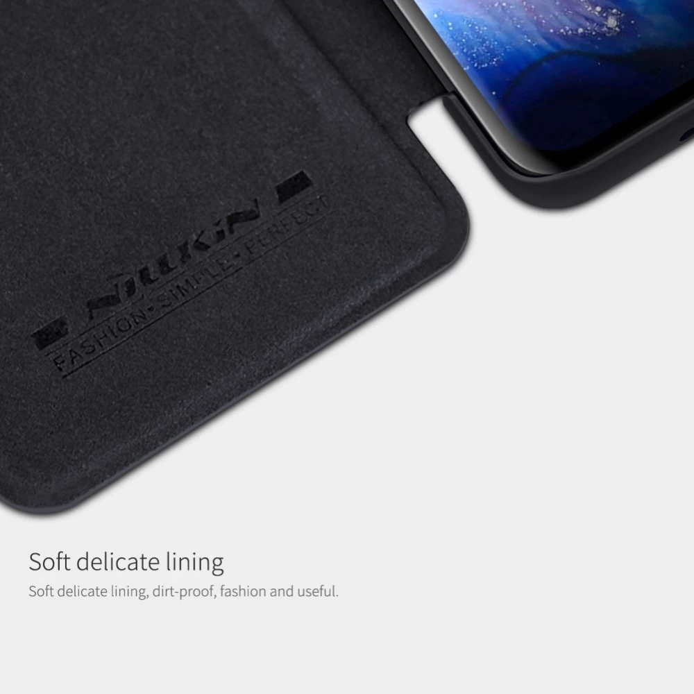 Samsung Galaxy S20 Ultra kaaned must Nillkin Qin Leather