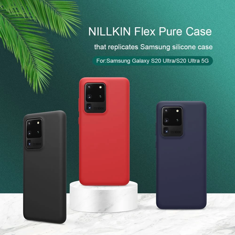 Samsung Galaxy S20 Ultra ümbris must Nillkin Flex Pure