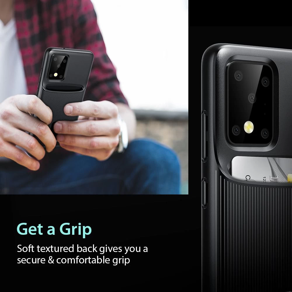 Samsung Galaxy S20 Ultra ümbris must ESR Wallet Armor