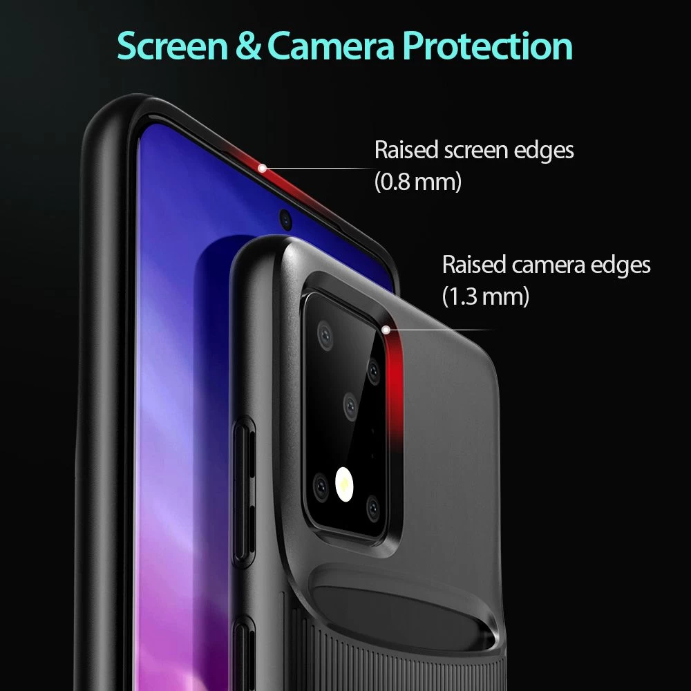 Samsung Galaxy S20 Ultra ümbris must ESR Wallet Armor