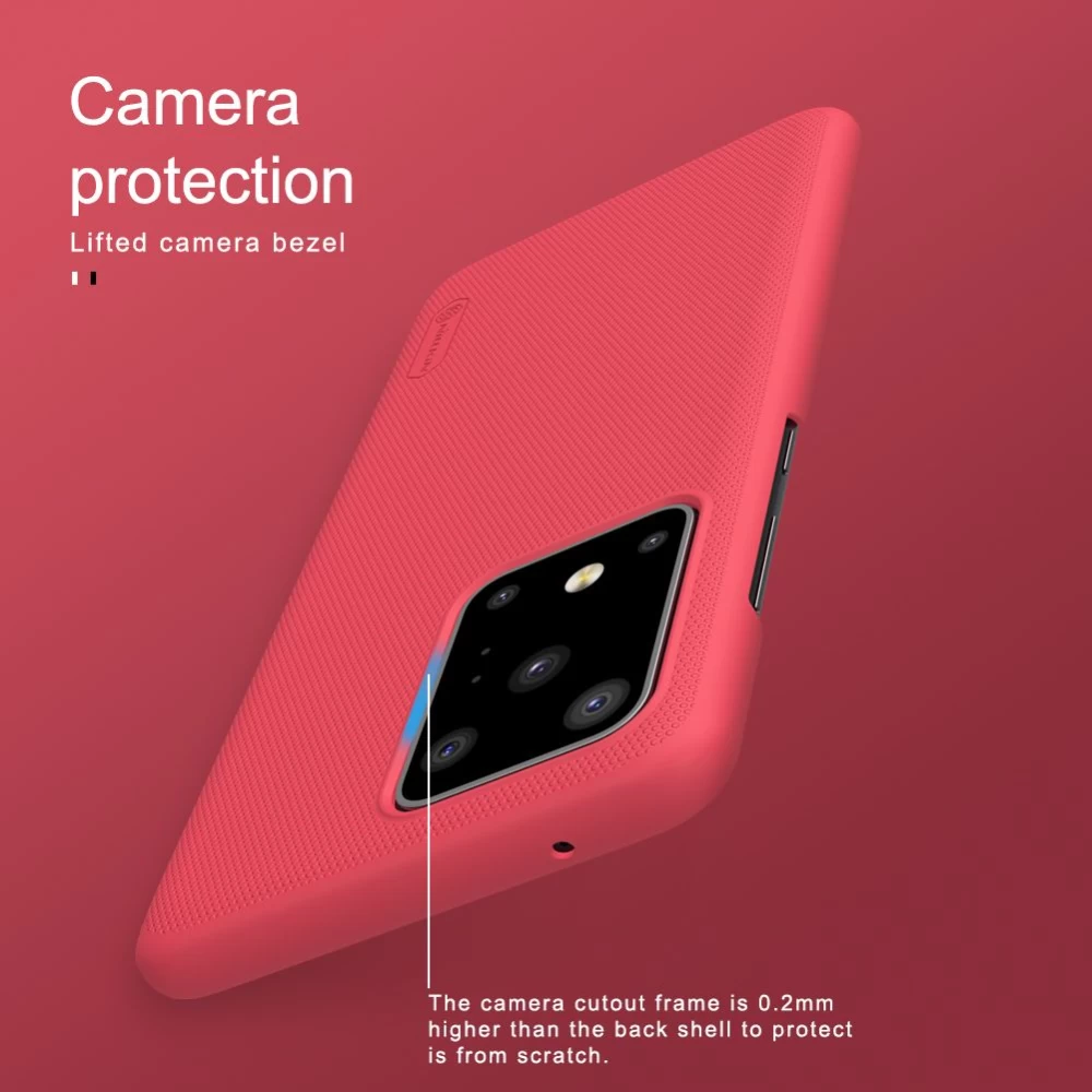 Samsung Galaxy S20 Ultra ümbris kuldne Nillkin Super Frosted Shield
