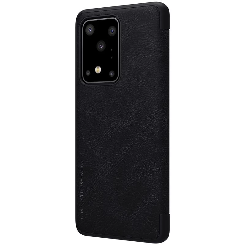 Samsung Galaxy S20 Ultra kaaned must Nillkin Qin Leather