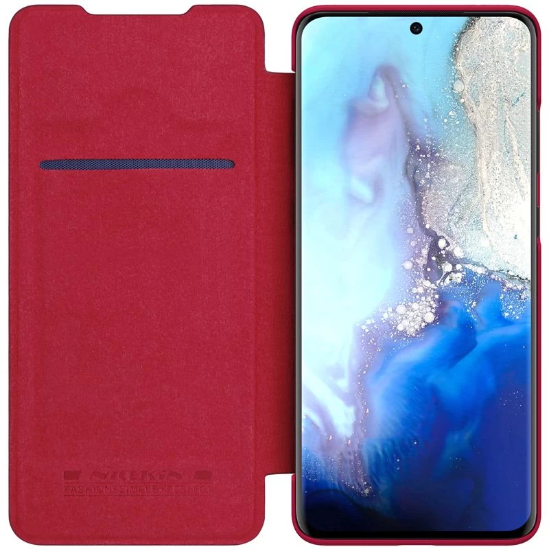 Samsung Galaxy S20 Ultra kaaned punane Nillkin Qin Leather