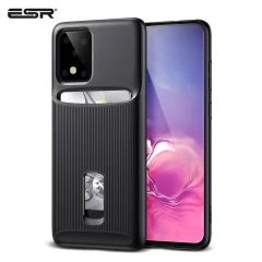 Samsung Galaxy S20 Ultra ümbris must ESR Wallet Armor 