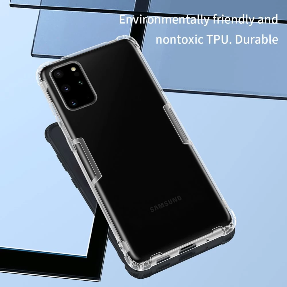Samsung Galaxy S20 Plus vāciņš caurspīdīgs pelēks Nillkin TPU