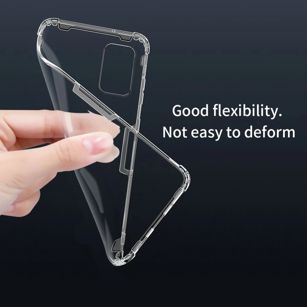 Samsung Galaxy S20 Plus vāciņš caurspīdīgs pelēks Nillkin TPU