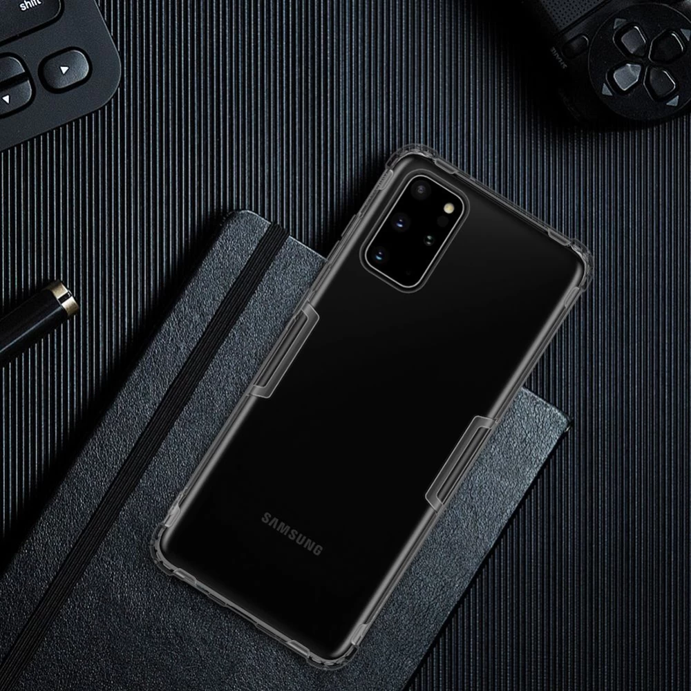 Samsung Galaxy S20 Plus vāciņš caurspīdīgs pelēks Nillkin TPU