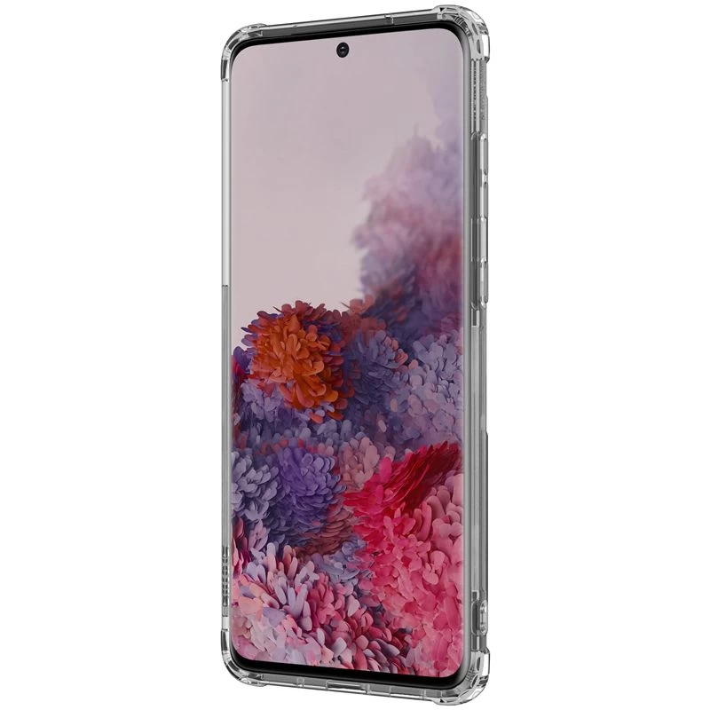 Samsung Galaxy S20 Plus vāciņš caurspīdīgs pelēks Nillkin TPU