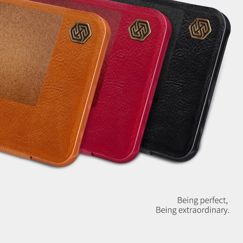 Huawei Mate 30 maciņš brūns Nillkin Qin Leather