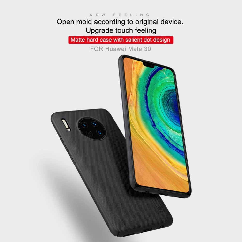 Huawei Mate 30 case blue Nillkin Super Frosted Shield