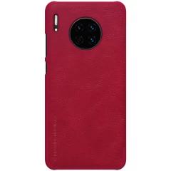 Huawei Mate 30 fodral röd Nillkin Qin Leather 