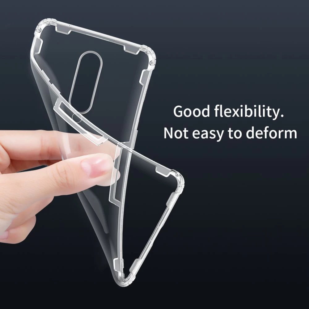 OnePlus 8 ümbris läbipaistev hall Nillkin TPU