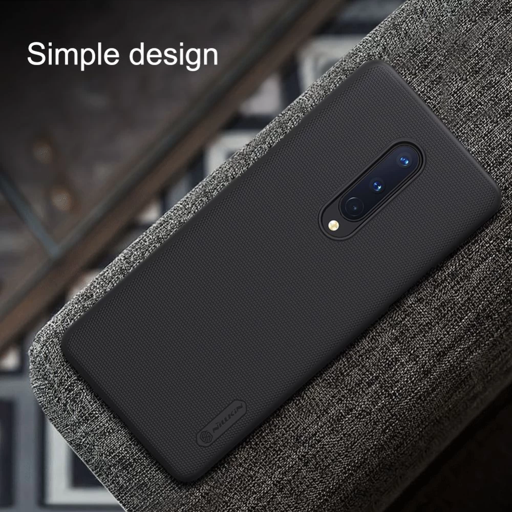 OnePlus 8 skal gyllene Nillkin Super Frosted Shield