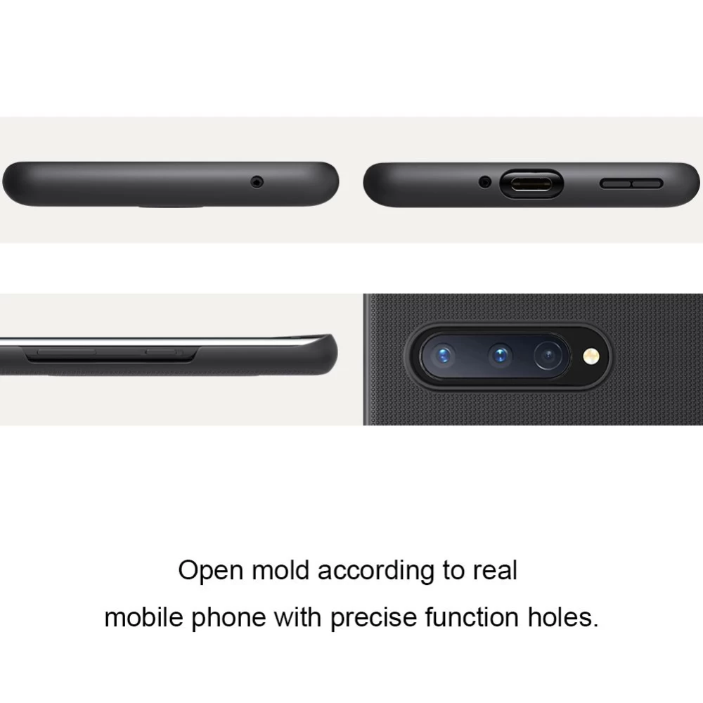 OnePlus 8 skal gyllene Nillkin Super Frosted Shield
