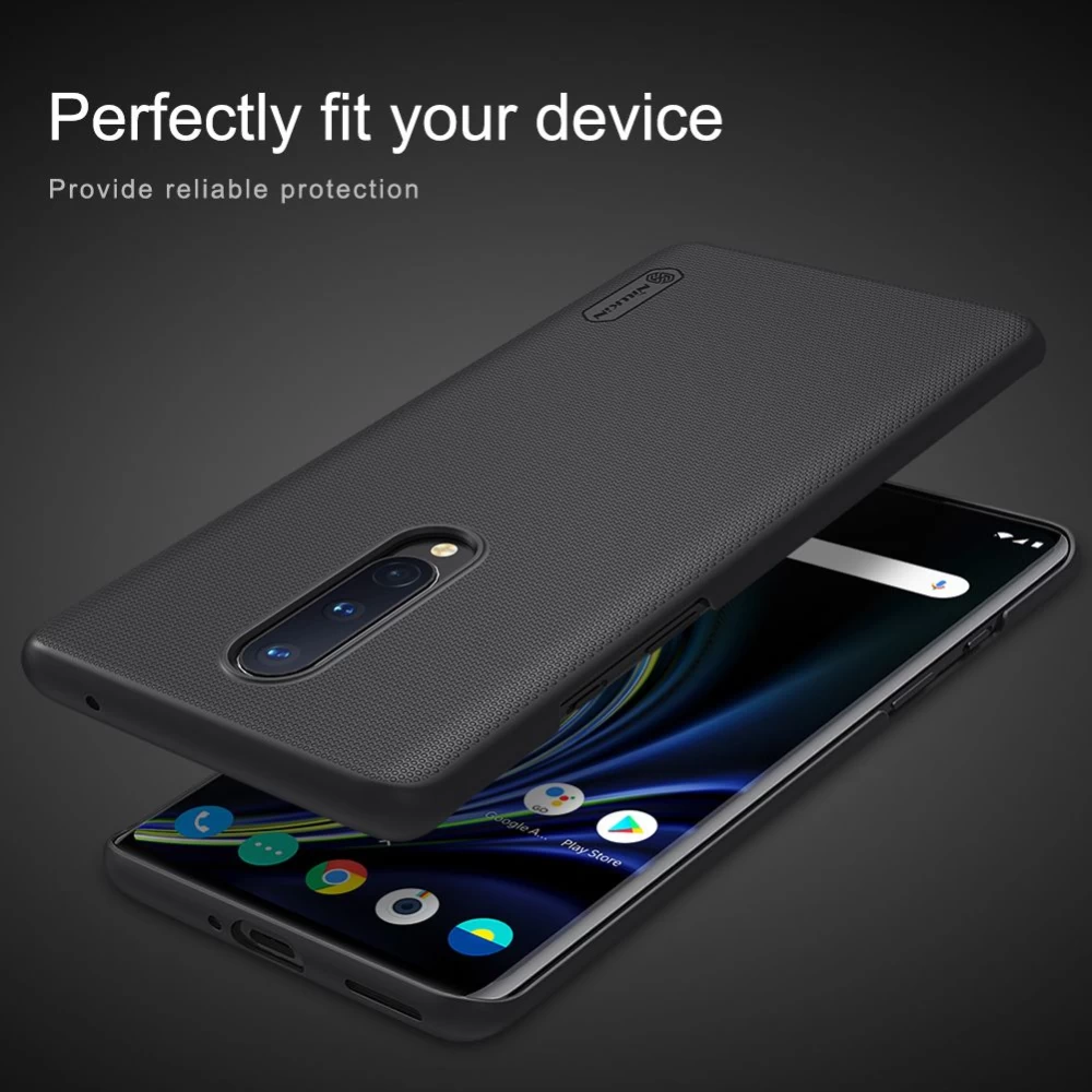 OnePlus 8 skal gyllene Nillkin Super Frosted Shield