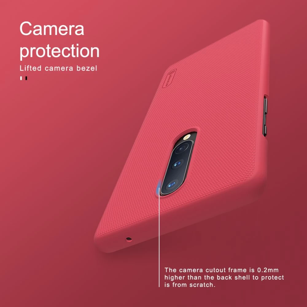 OnePlus 8 skal gyllene Nillkin Super Frosted Shield