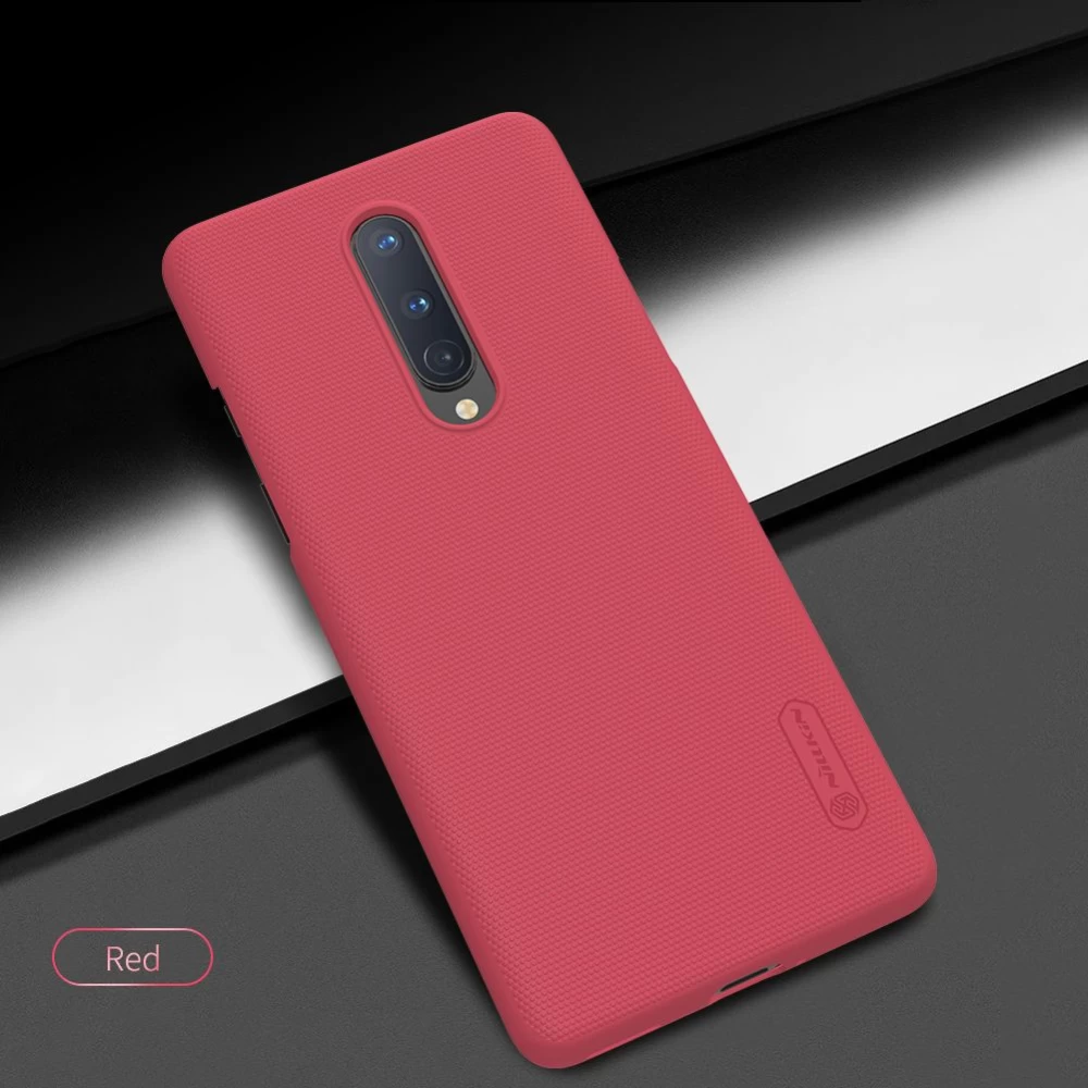 OnePlus 8 skal gyllene Nillkin Super Frosted Shield