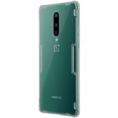 OnePlus 8 ümbris läbipaistev hall Nillkin TPU 