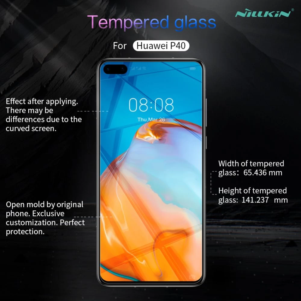 Huawei P40 apsauginis stiklas  Nillkin H Tempered Glass
