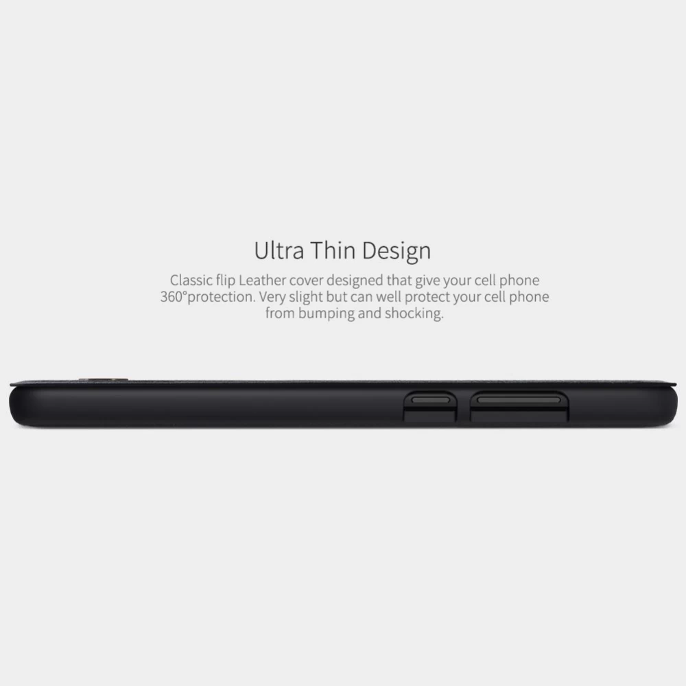 Huawei P40 suojakotelo ruskea Nillkin Qin Leather