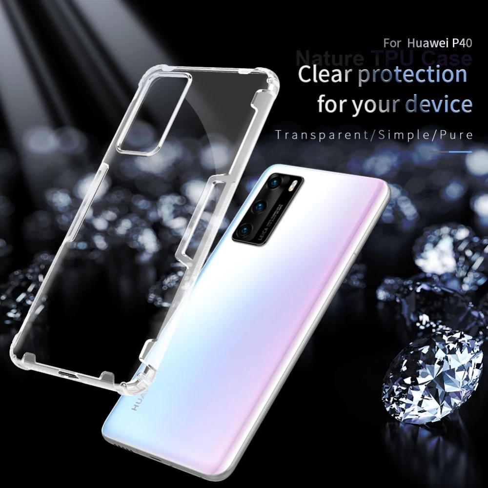 Huawei P40 suojakuori läpinäkyvä Nillkin TPU