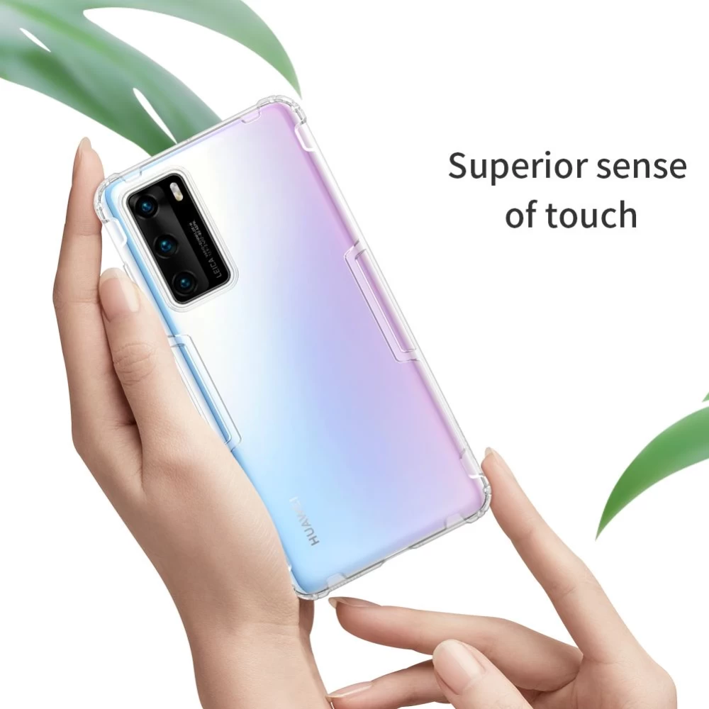 Huawei P40 suojakuori läpikuultava harmaa Nillkin TPU