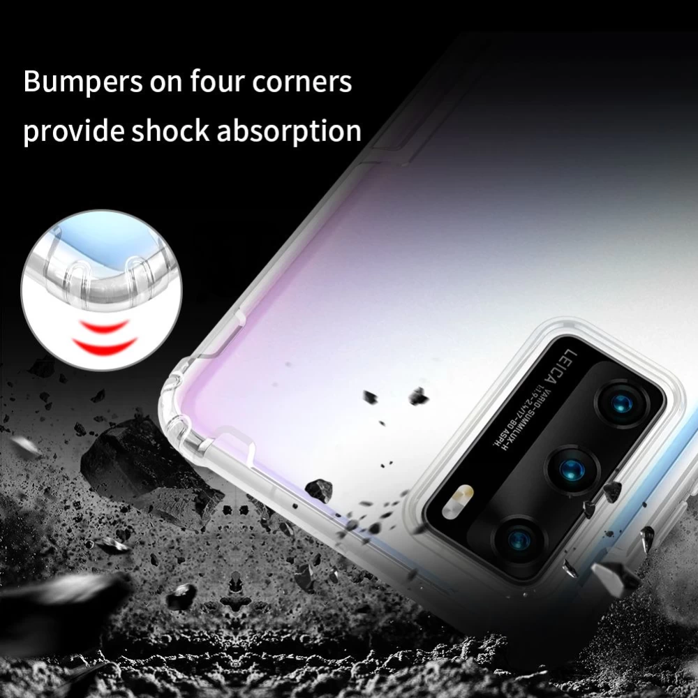 Huawei P40 suojakuori läpikuultava harmaa Nillkin TPU