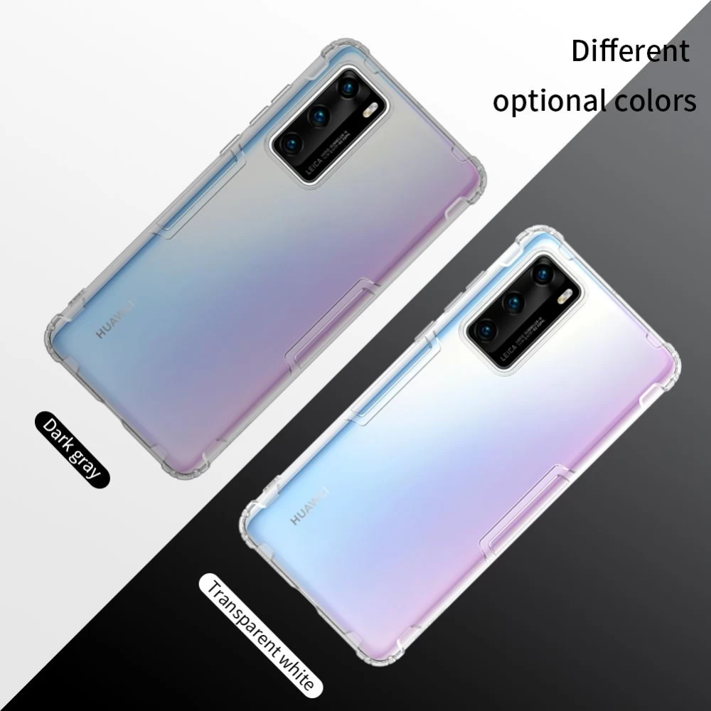 Huawei P40 suojakuori läpikuultava harmaa Nillkin TPU