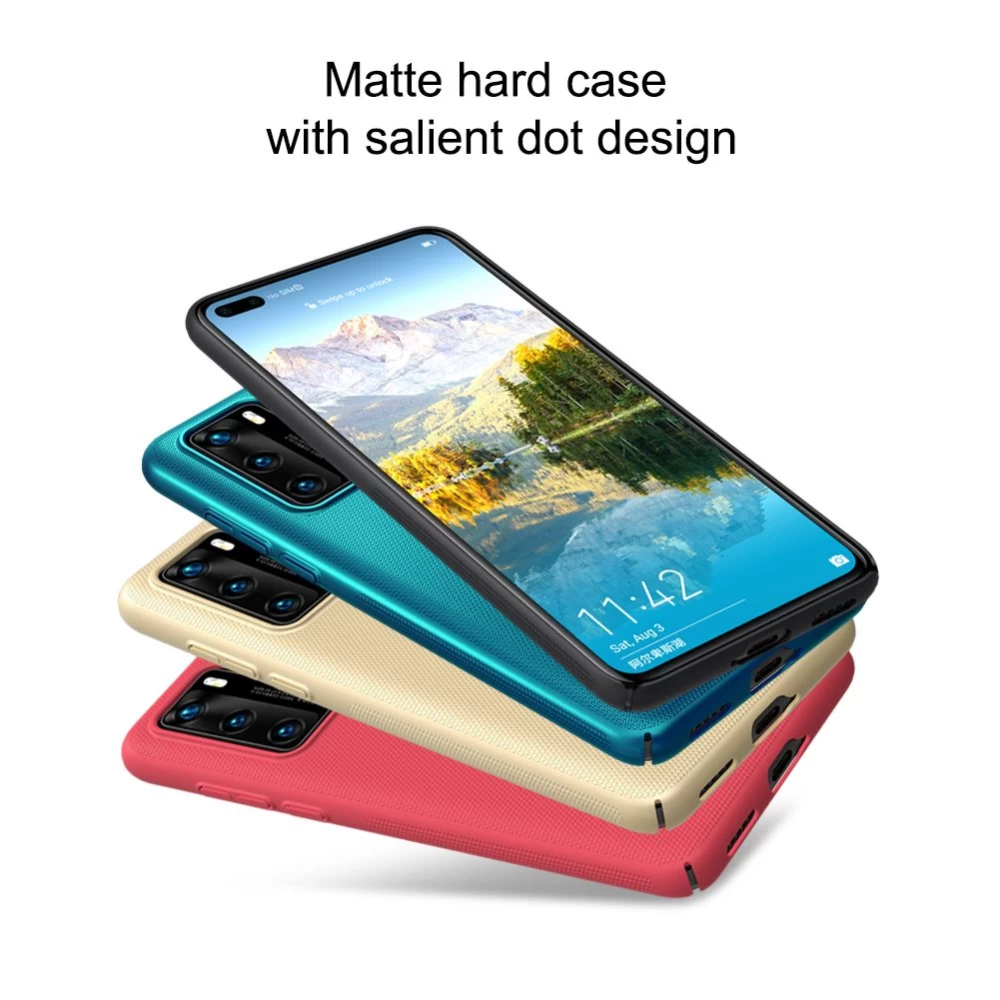 Huawei P40 suojakuori musta Nillkin Super Frosted Shield